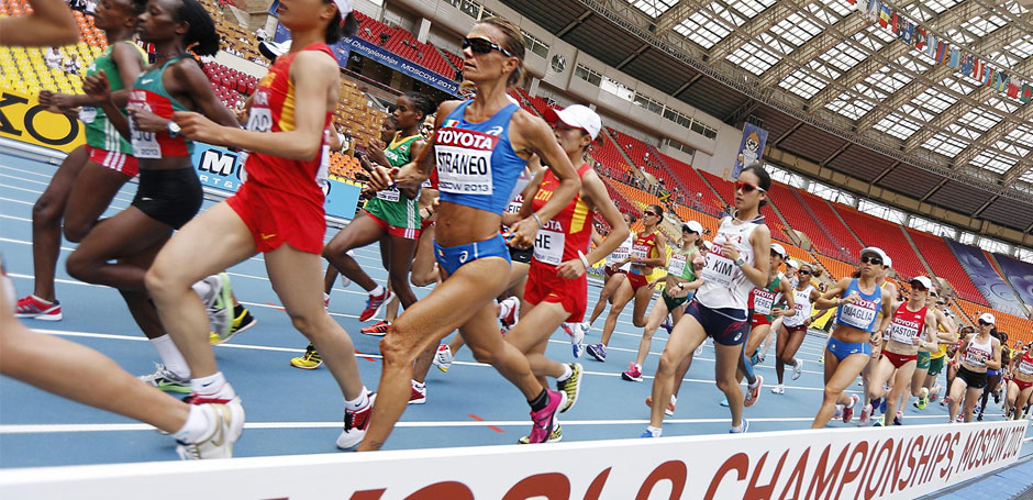 Maratona Mondiali Mosca 2013 Valeria Straneo